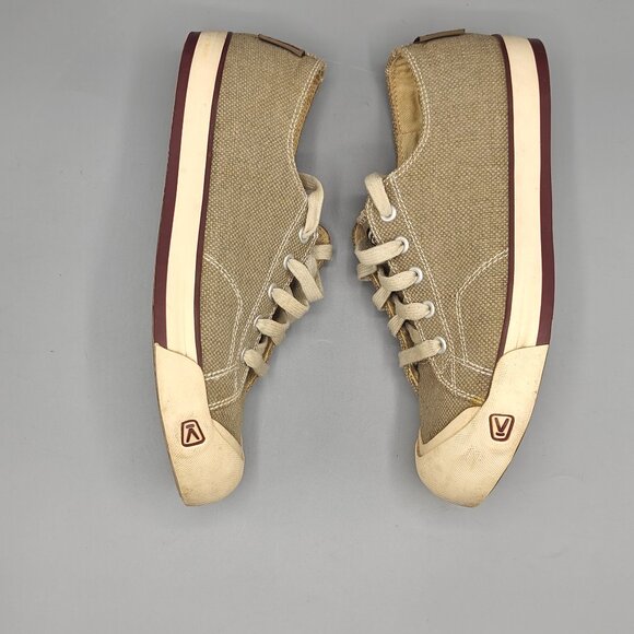 KEEN Coronado Vulcanized Vegan Womens Sz 8.5 Low Top Gray Lace Up Sneakers Shoes - Picture 5 of 11